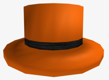 Black Banded Orange Top Hat, HD Png Download, Transparent PNG