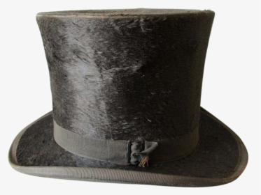 Antique C1870s Gentleman S Top Hat, Silk Plush Millinery, - Saucer, HD Png Download, Transparent PNG