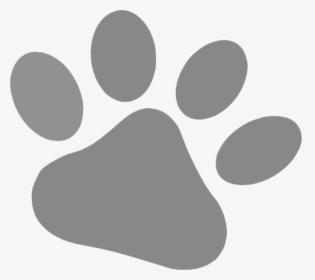 Pet Paw Png - Grey Dog Paw Print, Transparent Png, Transparent PNG