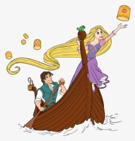 Tangled Clip Art Disney - Rapunzel And Flynn Clipart, HD Png Download, Transparent PNG