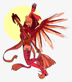 Overwatch Mercy Halloween Gif, HD Png Download, Transparent PNG