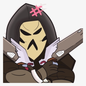Overwatch Reaper Drawing - Owl Reaper Twitch Emote, HD Png Download, Transparent PNG