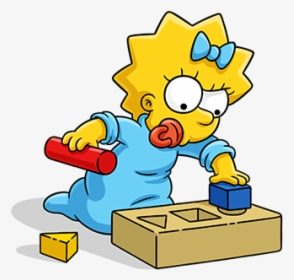 Maggie Simpson - Simpsons Characters Png, Transparent Png, Transparent PNG