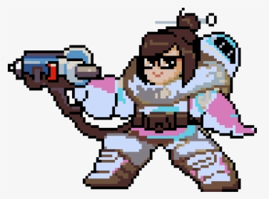 Pixie Engine Logo - Overwatch Mei Pixel Spray, HD Png Download, Transparent PNG