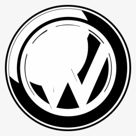 Volkswagen Logo Black And White - Volkswagen Logos, HD Png Download, Transparent PNG