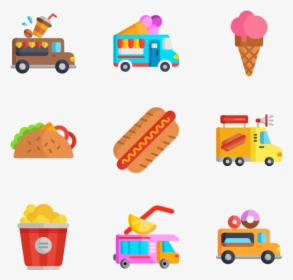 Icons Free Vector Food - Vector Painting Icon Png, Transparent Png, Transparent PNG