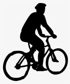 Cyclist Silhouette, HD Png Download, Transparent PNG