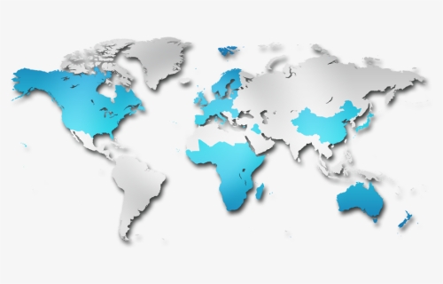 3d World Map Png Transparent Background - Scotland In The World, Png Download, Transparent PNG