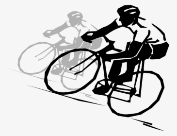 Cycling, Racing, Bicycle, Race, Sport, Cycle, Cyclist - Bicycle Ride Drawing For Competition, HD Png Download, Transparent PNG