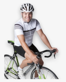 Cycling, Cyclist Png - Bicycle Rider Smile, Transparent Png, Transparent PNG