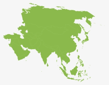 Map Asia Continent Free Picture - Asia Map Transparent Background, HD Png Download, Transparent PNG