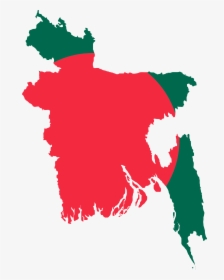 Bangladesh Flag Png - Bangladesh Map Flag Png, Transparent Png, Transparent PNG