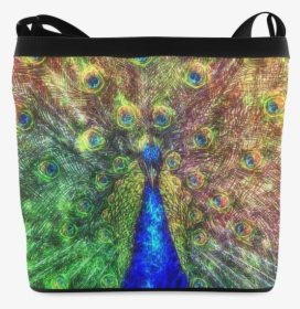 Peacock Crossbody Bags - Canvas Print, HD Png Download, Transparent PNG
