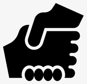Helping Hand Icon - Helping Hand Icon Black, HD Png Download, Transparent PNG