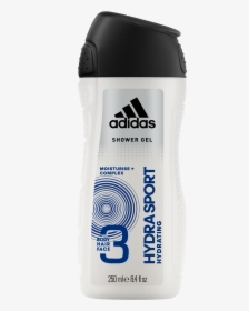 Hydra Sport 3in1 Body, Hair And Face Shower Gel For - Adidas Active Start Shower Gel, HD Png Download, Transparent PNG