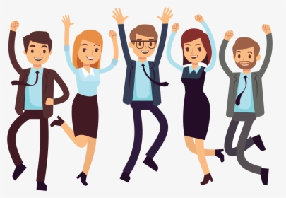 Clip Art Happy Team - Healthy Employees, HD Png Download, Transparent PNG