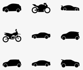 Over Wheels - Vector Motorbike Icon Png, Transparent Png, Transparent PNG