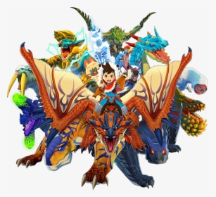 Monster Hunter Stories Ride On Monsters, HD Png Download, Transparent PNG