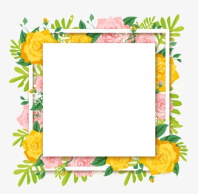 Beautiful Summer Flower Decoration Euclidean Vector - Picture Frame, HD Png Download, Transparent PNG