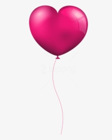 Free Png Download Pink Heart Balloon Png Images Background - Balloon, Transparent Png, Transparent PNG