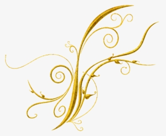 Gold Golden Divider Birthday Valentine Bow @anouschka2 - Vector Flower Gold Png, Transparent Png, Transparent PNG