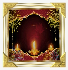 #diwali #wallpapers By @sadna2018 #frame #happydiwali, HD Png Download, Transparent PNG