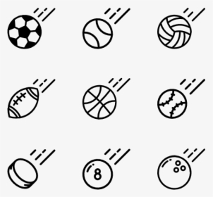 Baseball Icons - Sports Ball Vector Png, Transparent Png, Transparent PNG