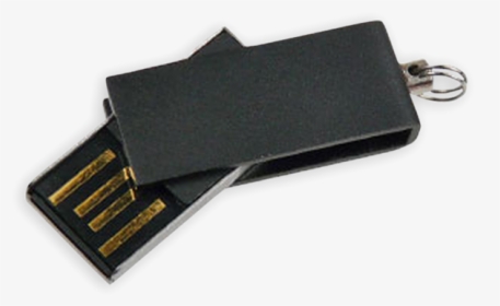 Slim Micro Swivel Metallic Usb Drive, Be0004 - Usb Flash Drive, HD Png Download, Transparent PNG
