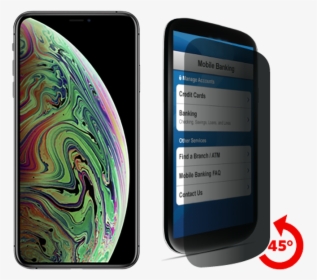 Cellhelmet Privacy Tempered Glass For Iphone Xs Max - Xperia 1 Vs Iphone Xs Max, HD Png Download, Transparent PNG