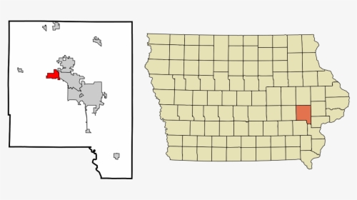 Johnson County Iowa Incorporated And Unincorporated - Iowa, HD Png Download, Transparent PNG