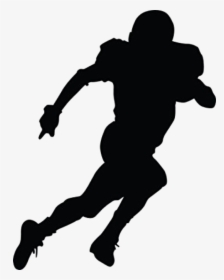 American Football Football Player Clip Art - Football Player Silhouette Png, Transparent Png, Transparent PNG