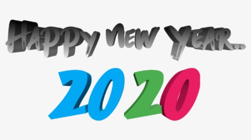 Happy New Year 2020 Png Icon Background Transparent - Graphic Design, Png Download, Transparent PNG