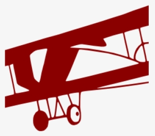 Airplane Clipart Red - Vintage Red Airplane Clipart, HD Png Download, Transparent PNG