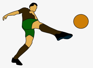 Football, Player, Sport, Shooting, Match, Clipart - Clip Art, HD Png Download, Transparent PNG