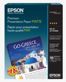Epson® Premium Presentation Paper 97b Letter 50/pkg - Epson Presentation Paper Matte, HD Png Download, Transparent PNG