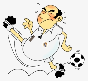 Transparent Cartoon Football Png - Can T Play Soccer, Png Download, Transparent PNG