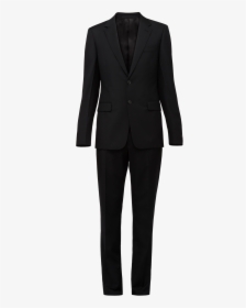 Black - All Black Suit Prada, HD Png Download , Transparent Png Image ...