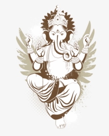 Shiva Ganesha Tattoo Deity - Lord Ganesha Vector Png, Transparent Png, Transparent PNG