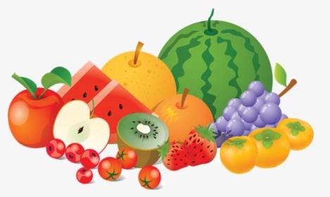 Fruits Clipart Passion Fruit - Transparent Fruits And Vegetables Clipart, HD Png Download, Transparent PNG