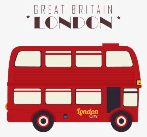 London Double Decker Bus Illustration - London Bus Icon Vector, HD Png Download, Transparent PNG