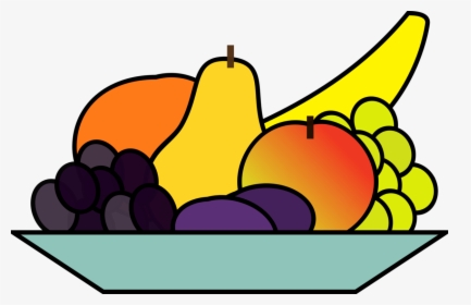 Bowl Of Fruits Clip Art , Transparent Cartoons - Bowl Of Fruit Clipart, HD Png Download, Transparent PNG