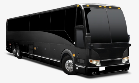 Charter Bus Png - Black Motor Coach Bus, Transparent Png, Transparent PNG