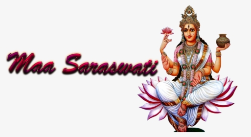 Saraswati Puja 2019 Png Transparent Image - Saraswati Photo Hd Png, Png Download, Transparent PNG