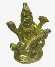 Transparent Saraswati God Png - Bronze Sculpture, Png Download, Transparent PNG