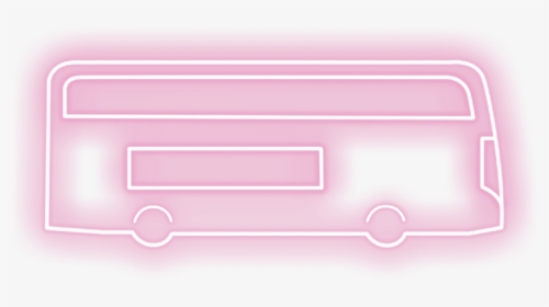 Bus Neon Png, Transparent Png, Transparent PNG