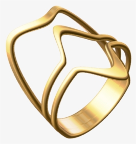 A Rendered Image Of A 3d Gold Ring Created With Jweel - 3d Printed Jewelry Png, Transparent Png, Transparent PNG