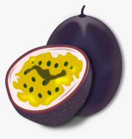 Fruits Clip Art - Passion Fruit Vector Png, Transparent Png, Transparent PNG