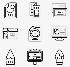 Graphic Design - Online Vector Icon, HD Png Download, Transparent PNG