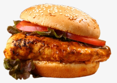 Piri Piri Chicken Burger, HD Png Download, Transparent PNG