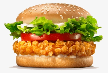 Crispy Chicken Burger King, HD Png Download, Transparent PNG